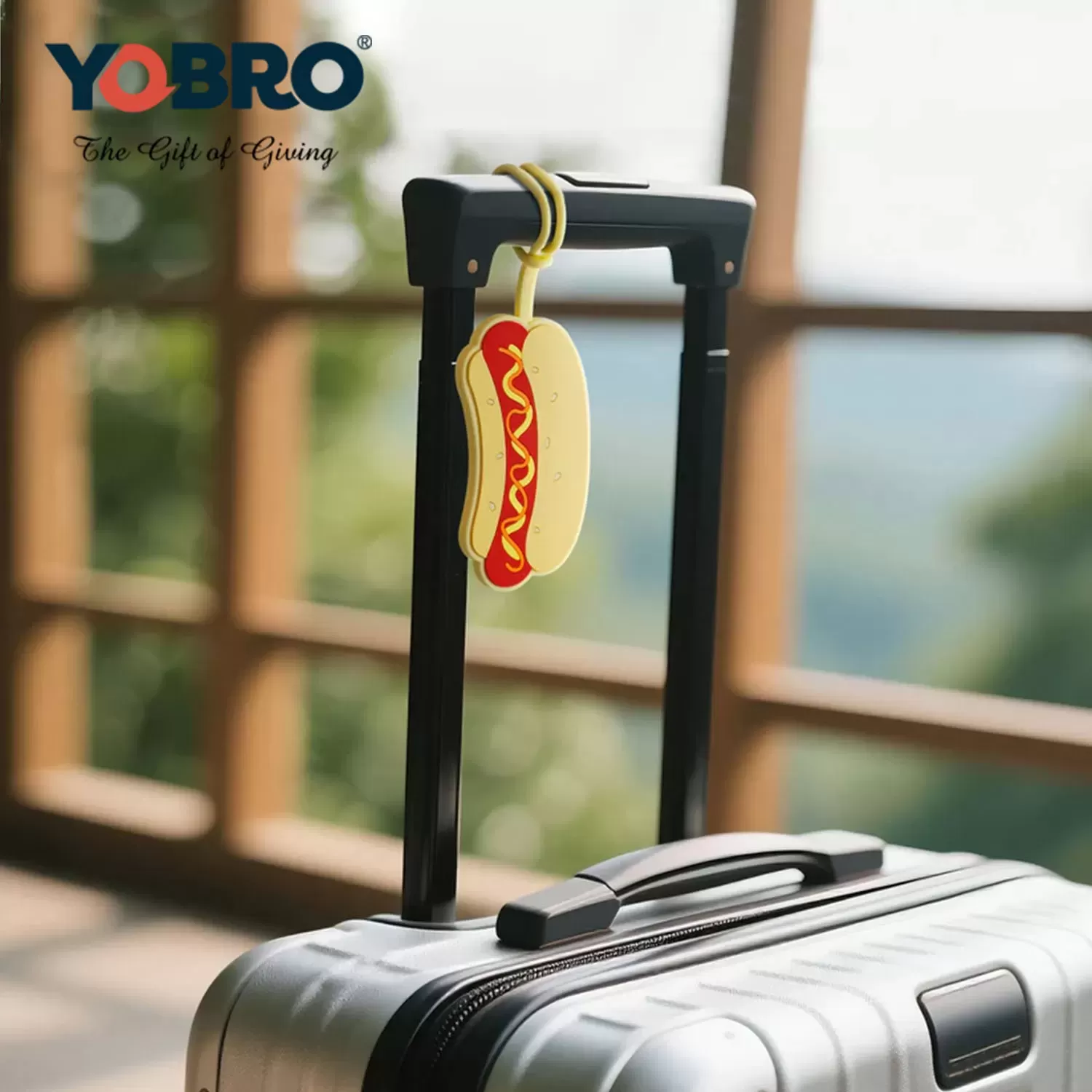Hot Dog Luggage Tag